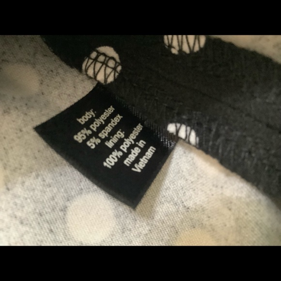 Lane Bryant Ruffle Sleeve Polka Dot Fit and Flare Dress 14/16 - Picture 8 of 9